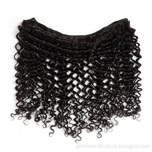 wholesale ali grace wig brazilian bone double frontal closure  deep curly virgin hair bundle